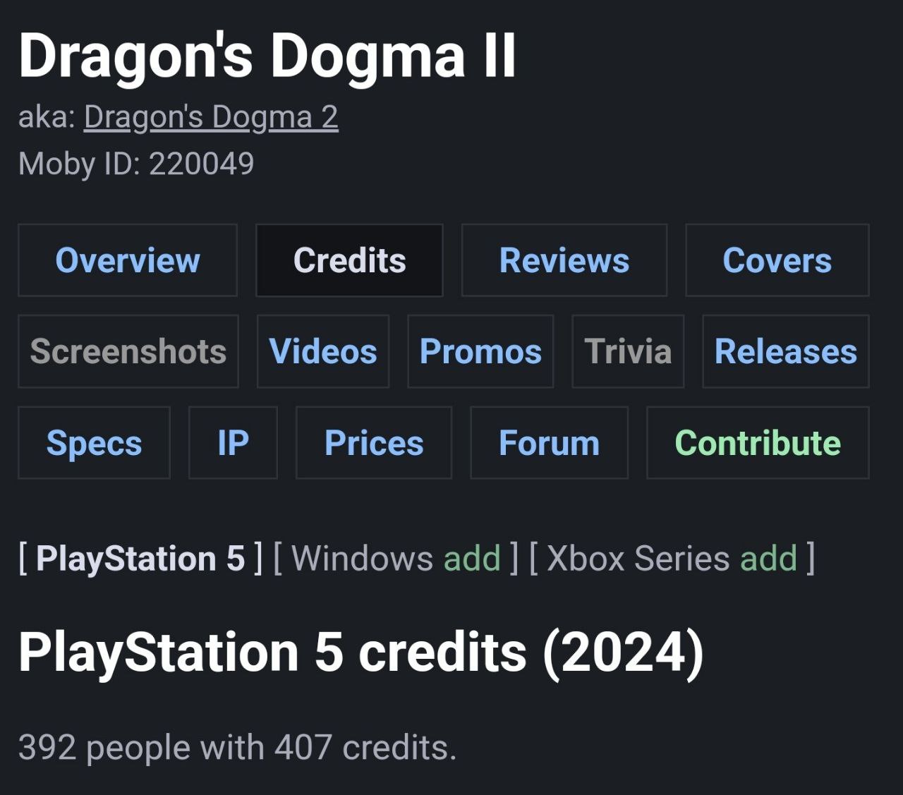 Dragon’s Dogma 2 и другие игры